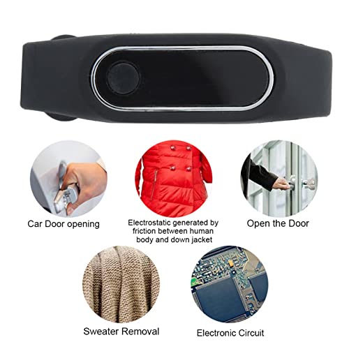 Hztyyier Automatische Statik-Eliminatoren, Antistatik-Armband Entfernen Statische Elektrizität in Autotüren und Kleidung für Männer und Frauen
