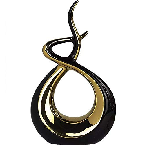 Statues abstraites pour décoration d'intérieur chic dans un salon moderne