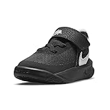 Nike Team Hustle D 10 Basketballschuh, Black/Metallic Silver-Volt-White, 18.5 EU