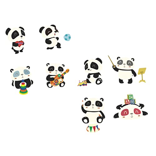 1Pieza Pegatina de Pared Infantil de Panda Decorativo para Habitaciones de Adhesivo de Animales para Guarderías y Decoración