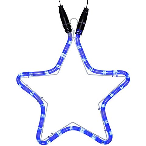 WeRChristmas Connectable Frosted Star Rope Light Cover