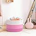 INDRESSME XXXLarge Pink Woven Rope Basket | Wide 21