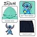 Disney Lilo & Stitch Little Boys Hooded T-Shirt and Fleece Jogger Pants Outfit Set Soft Green/Navy Blue Stitch 5