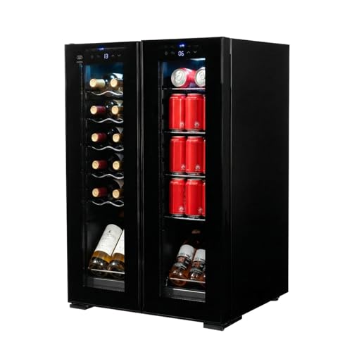 Listado de Refri Daewoo , tabla con los diez mejores. 47 AVERA Cava de vinos 12 botellas y enfriador de bebidas 39 latas, Refrigerador doble zona de enfriamiento, Panel táctil, Control de temperatura en cada zona, Frigibar capacidad 65L...