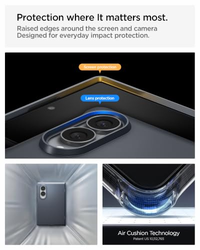 Image of Spigen Slim Armor Pro MagFit Case for Samsung Galaxy Z Fold 8, Metal Slate | Magsafe, Hinge Protection, Slim Fit, Wireless Charging, Thermoplastic Polyurethane, Poly Carbonate, Metallic