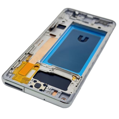 LNONLS Galaxy S10 Screen Replacement for Samsung Galaxy S10 LCD Screen Touch Digitizer Display Pantalla with Frame Toolkits No Fingerprint SM-G973U SG973F Silver