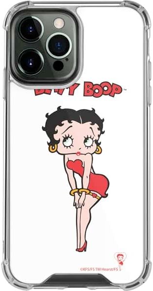 Skinit Clear Phone Case Compatible with iPhone 13 Pro Max - Officially Licensed Betty Boop Pose Design