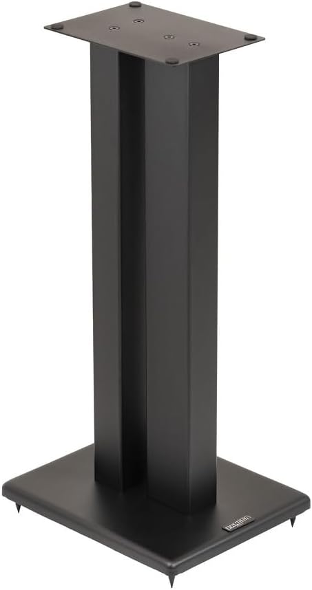Pangea Audio DS200 All Steel Heavy Duty Floor Bookshelf Speaker Stands 100 lbs Capacity Pair (32 Inch)