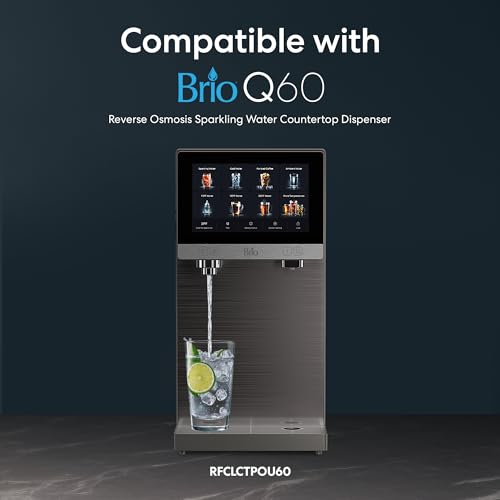 Image of Brio RFCLCTPOU60 Replacement Multi-Stage RO Membrane Filter for Brio Q60 Sparkling Series 4 Stage Reverse Osmosis Countertop Water Dispenser Model: CLCTPOU60UVRO1
