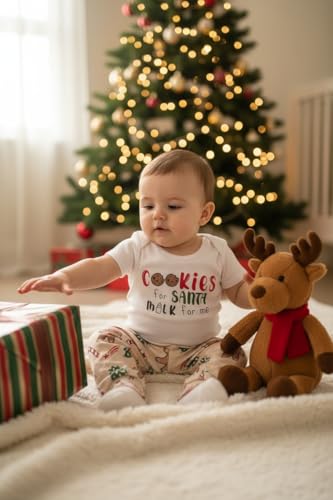 Image of Baby Boys Girls 2pc Outfit Set Short Sleeve Bodysuit with Pants
