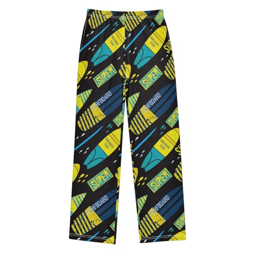 ZZKKO Bright Surf Desks Boys Pants for Kids Jogger Pants with Pockets S-XL