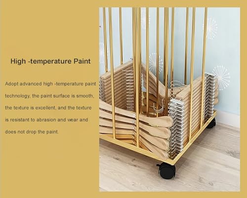 Étagère à cintres portable en métal support de rangement mobile