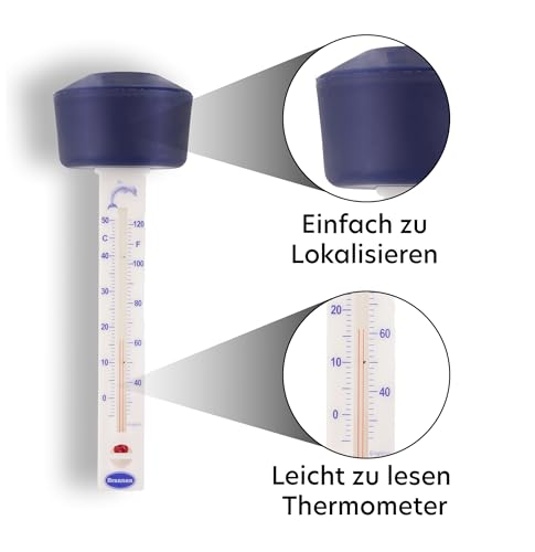 Brannan Schwimmendes Thermometer für (Whirl-) Pools und Teiche