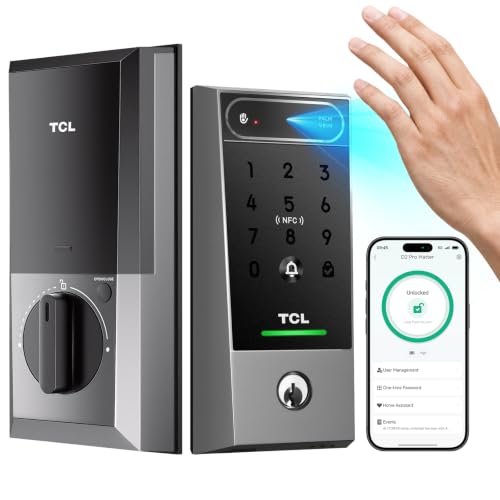 TCL Smart Lock, Palm Vein Keyless Entry Deadbolt with Matter Over Thread - image 1