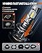 SEALIGHT H7 Bulbs 60000LM for ATVs & Powersports, 2024 Version, 60000LM Brighteness Wireless Fog Lights Easy Installation 10 Years Lifespan Daytime Running Lamp Modules- Pack of 2