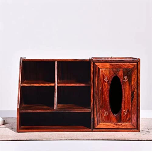 Boîte de tissu pour table basse de salon avec compartiment multifonctionnel 29cm - 5