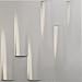 Ekena Millwork 19 5/8"W x 19 5/8"H Hamilton EnduraWall Decorative 3D Wall Panel, Silver (Covers 2.67 Sq. Ft.