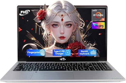 NIMO 15.6'' IPS FHD-Laptop, 8GB RAM 256GB SSD...