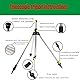 LIBRNTY Rasensprenger große flächen,Impulsregner,Rotating Tripod Sprinkler,Wenig Druck rasensprenger,Auto Rotating Tripod Sprinkler, Garten Rasensprenger 360 Grad Sprinkler für Hof,Garten,Rasen
