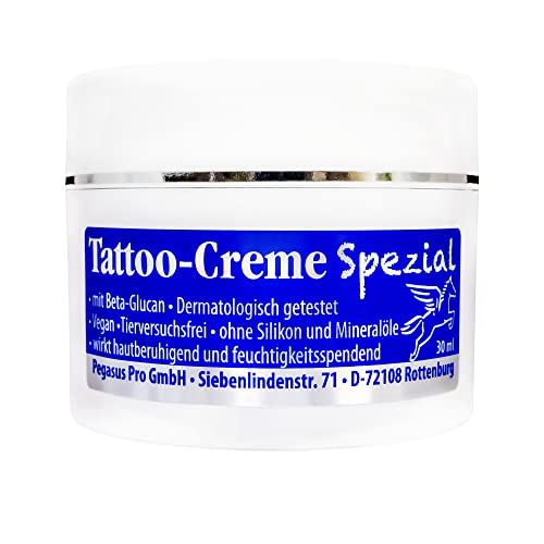 Pegasus Pro Tattoo Creme Spezial 30 ml Tattoopflege mit Beta-Glucan - Vegan