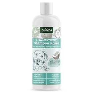 AniForte Fur Harmony Dog Shampoo with Aloe Vera, 200 ml, Natural Care for Fur and Skin, Free of Dyes and Silicone, Care Shampoo for Dogs