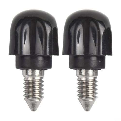 2 tornillos de fijación de plástico negro y piezas de perilla para batidora de pie, componentes de repuesto para reparación de electrodomésticos de cocina, compatible con procesador de alimentos en