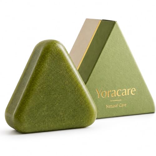 Yoracare Hair Soap 120g Rosemary Shampoo Bar with Ginseng & Botanical Extracts Korean-Inspired Scalp Care Bar for Oily Scalp Fine Flat & Thinning-Looking Hair Solid Hair Soap for Women & Men