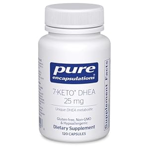 Pure Encapsulations 7-Keto DHEA 25 mg | Unique DHEA Metabolite Supplement to Support Thermogenesis* | 120 Capsules