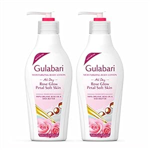 DABUR Gulabari Moisturizing Body lotion , Paraben Free – 200ml ( Pack of 2)