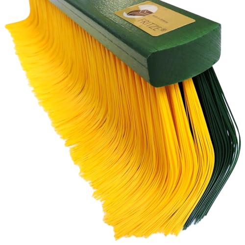 Agrarflora Krallenbesen mit Tiefenwirkung - Straßenbesen mit abgewinkelten Krallenborsten - Gartenbesen mit Teleskopstiel - Spezialbesen, Haushaltsbesen, Laubbesen - Made in Germany - Breite: 45cm – Bild 4