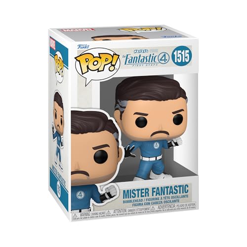 Funko Pop! Marvel: Fantastic Four - Mr. Fantastic - Figura de Vinilo Coleccionable - Idea de Regalo - Mercancía Oficial - Juguetes para niños y Adultos - Figura Modelo para coleccionistas