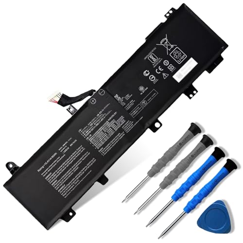 Image of C41N1906-1 (Long Cable) 90Wh Laptop Battery Compatible with ASUS FA506IV FA566IV FX506 FX566IV FX766IU TUF Gaming A15 FA506IV-AL991T Series Notebook 15.4V 5675mAh