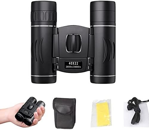 40X22 Binoculars Small Compact Light Binoculars, Suitable for Adults and Children Bird Watching Travel Sightseeing, Waterproof Lightweight Small Binoculars, with Clear Low-Light Vision