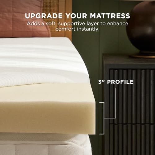 Image of Tempur-Cloud 2-Inch Mattress Topper, Queen,White