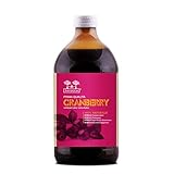 Succo di Cranberry (Mirtillo Rosso Americano) Salugea 0039 Puro al 100% - Integratore per la Protezione delle Vie Urinarie e Sistema Immunitario - 500 Ml - Bottiglia in Vetro Scuro Farmaceutico