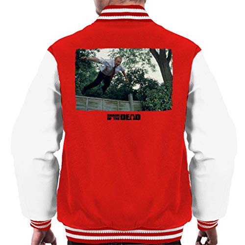 Veste Varsity Men Shaun of The Dead Jumping Over Fence en coton