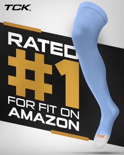 Image of TCK Prosport Performance Fit Over the Knee Baseball & Softball Socks - Columbia Blue, X-Small