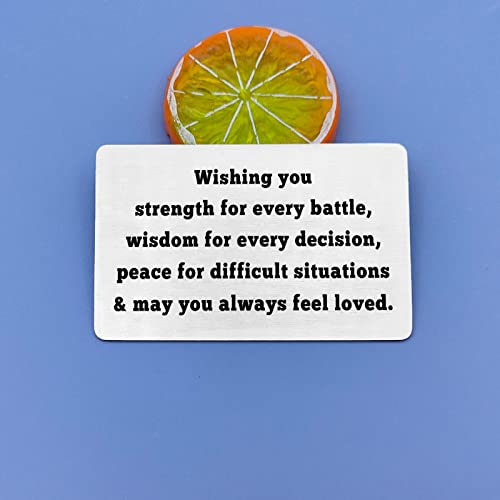 Inspirational Gifts for Men Christian Gifts Religious Gifts Engraved Wallet Insert Card Encouragement Gifts Graduation Gift Card Birthday Card Christmas Christianity Prayer Gifts for Him and Her2