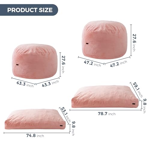 Maxyoyo Giant Bean Bag Chair Bed For Adults thumb #3