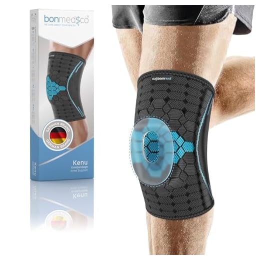 bonmedico Kenu Rodillera De Crossfit Para Hombre Y Mujer Con Soporte En Forma De Anillo, Para Actividades Deportivas Y Cotidianas - Ebook Gratis, Verifica Tu Talla (XXL)