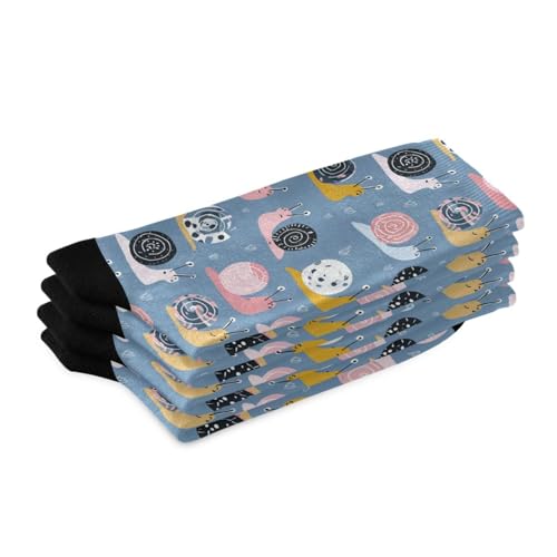 Wusikd Snails Socks for Women and Men Animal Long Socks for Athletic Running 12