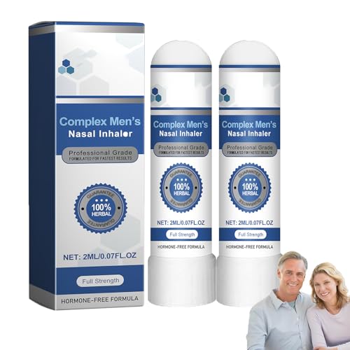 Uncle Stiffy Nasal Inhaler Uncle Stiffy Inhaler Complex MenS Nasal  Male Prostate Care (2Pcs)