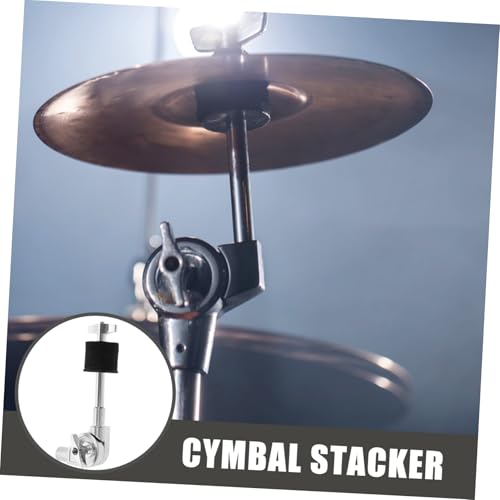 5 piezas de soporte apilador para platillos, accesorio para hardware de batería, fácil instalación, compatible con kits de batería y otros instrumentos de percusión miniatura 2