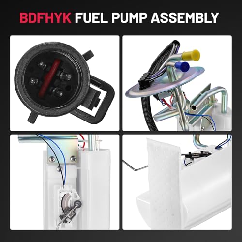 Image of BDFHYK Fuel Pump Module Assembly SP2006H Compatible with Ford F-150 F-250 F-350 4.9L 5.0L 5.8L 7.5L 1992-1997, Replaces F6TZ9A407BA, MU2006, SKEFP009