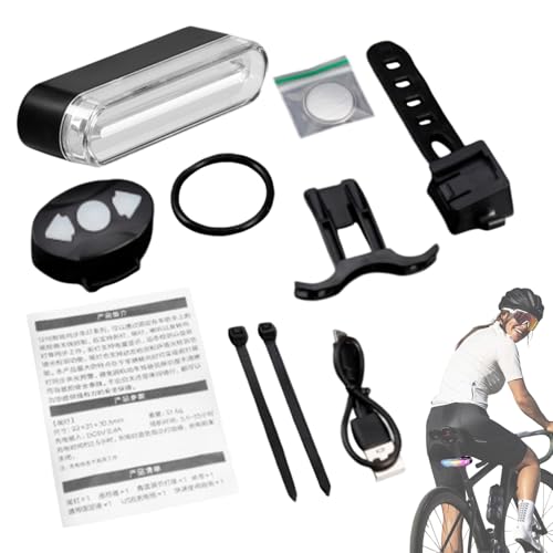Luces de Bicicleta para Ciclismo Nocturno,11 Modos Impermeable Recargable USB Accesorios para Ciclismo Nocturno | Luz Posterior para Bici - para Emergencia Trabajo Interior Viaje Apagón Supervivencia