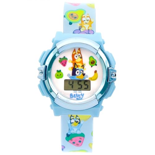 Accutime Bluey Fruit Pattern Kids Digital Watch
