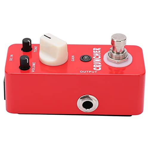Micro-pédale de distorsion à gain élevé, effecteur de guitare électrique en métal Fréquences minimales puissantes Volume Contrôle de gain de tonalité True Bypass DC 9V pour les basses - Les Beatles, Paul McCartney, John Lennon, RIngo Starr, George Harrison Micro-pédale de distorsion à gain élevé, effecteur de guitare électrique en métal Fréquences minimales puissantes Volume Contrôle de gain de tonalité True Bypass DC 9V pour les basses