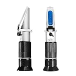 Antifreeze Refractometer,V·RESOURCING Hand-Held Anti Freeze Tester for Car Coolant Adblue Antifreeze System,Battery Acid,Coolant Windshield Fluid,Widely Used by Truck&Automotive Technician