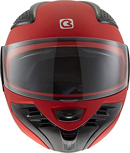 Image of Steelbird SB-34 Zorro Dashing Flip-Up Helmet (Matte Red, L)