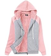 igeekwell Damen Fleecejacke mit Kapuze Warm Hoodie Jacke Damen Kapuzenpullover für Damen Outdoor ...